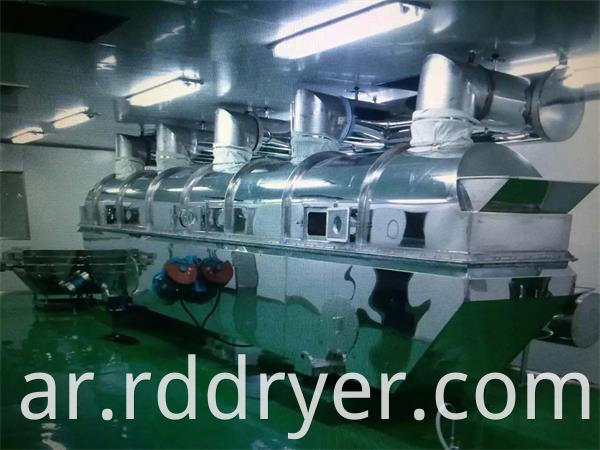 Non Standard Fluid Bed Drying Machine for Grains with Air Spring